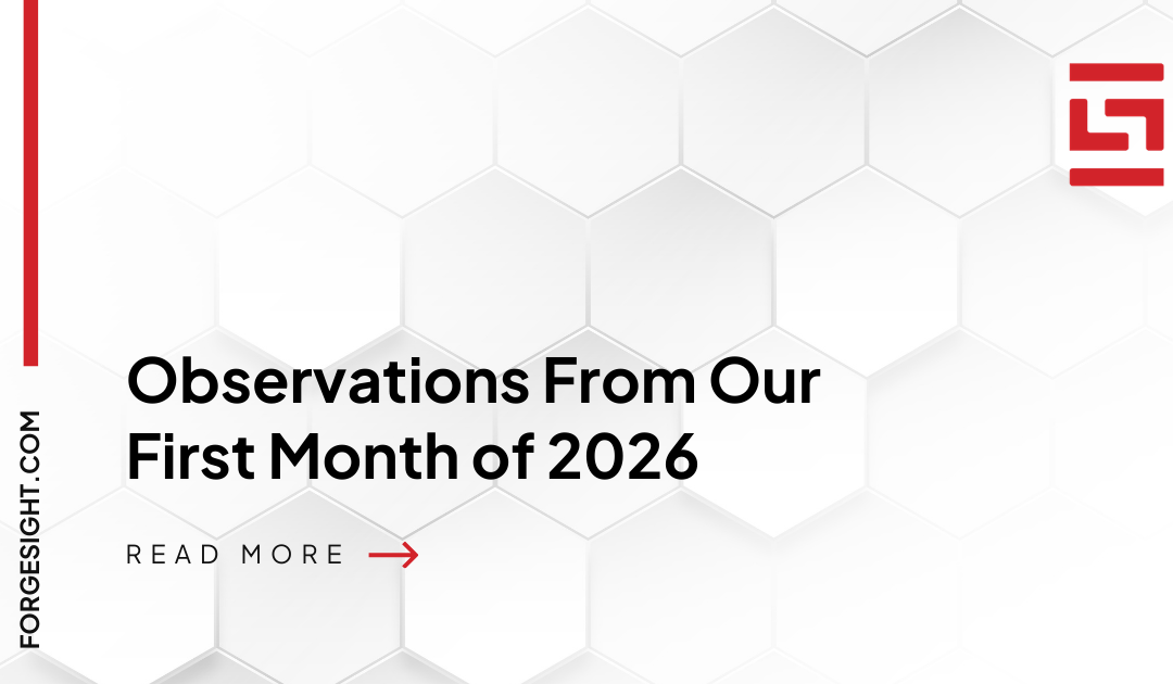 Observations From Our First Month of 2026
